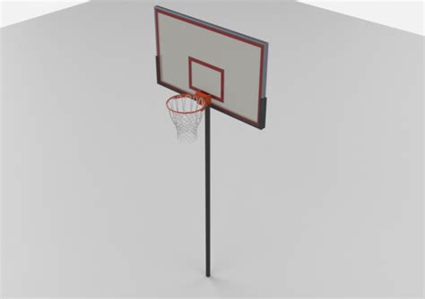 BIM Objects - Free Download! 3D Gaming gear - Basketball Hoop - ACCA ...