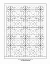 Quilt pattern coloring pages sketch template