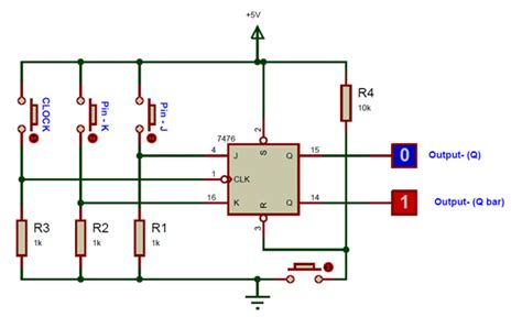 7476 IC Dual Master-Slave J-K Flip-Flops | Makers Electronics