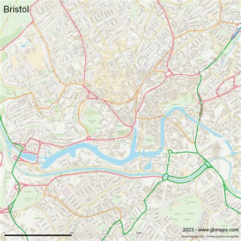 Bristol Vector Street Map