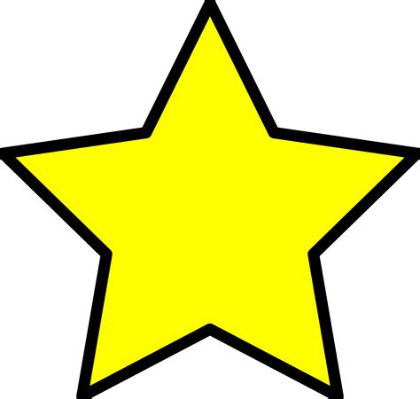 Clipart - Yellow star