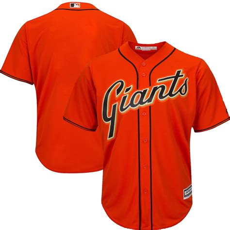 Men's San Francisco Giants Majestic Orange Alternate Cool Base Jersey