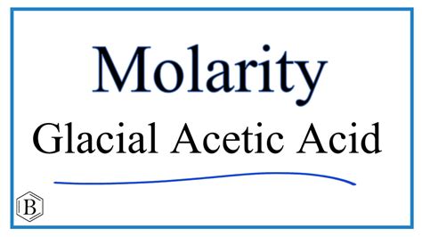 Glacial Acetic Acid Structure