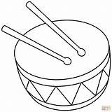 Kleurplaat Trommel Muziekinstrumenten Instrument Schlagzeug Drums  sketch template