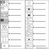 Printable Flags Of The World Coloring Pages Pdf sketch template