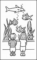 Aquarium Coloring Pages  Best For Kids Fish coloring sketch template