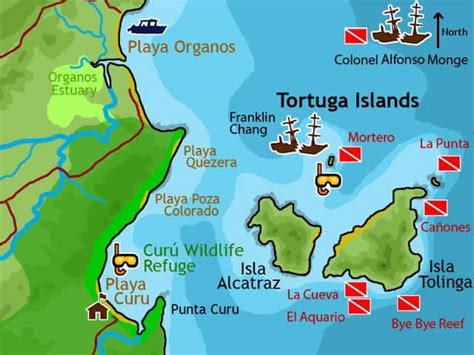 Tortuga Island Map