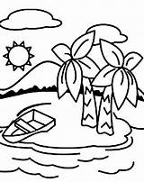 Deserted Island Coloring Page  Crayolacom sketch template