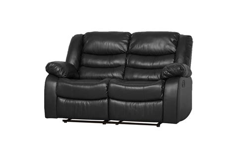Sorrento Black Leather Recliner Sofa £349.99 | Reclining sofa, Living room leather, Black ...