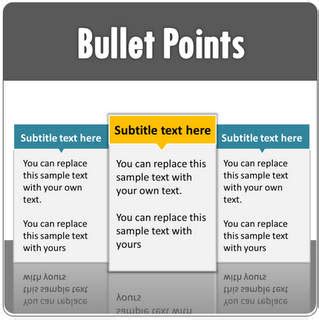 PowerPoint Bullet Point List Templates