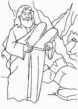 Moses At Mt Sinai Coloring Pages sketch template