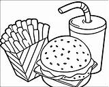 Unhealthy Food Coloring Pages At GetColoringscom  Free Printable sketch template