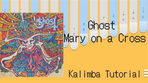 Ghost Mary On A Cross Kalimba Cover with Tabs On Screen || Simple and Easy Kalimba Tabs - YouTube