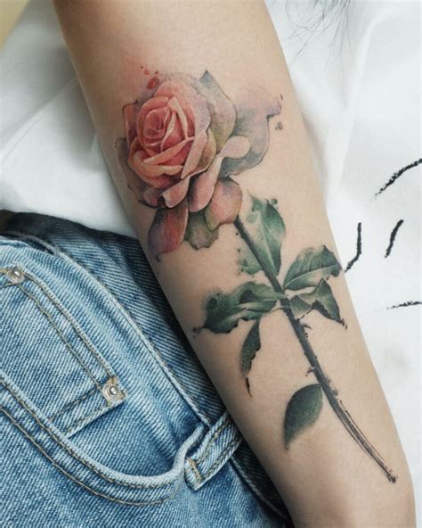 11+ Watercolor Tattoo Rose Ideas That Will Blow Your Mind!