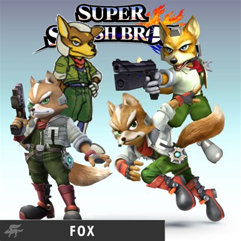 Super Smash Bros: Fox by BatNight768 on DeviantArt