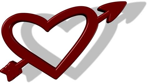Red Heart And Arrow Free Stock Photo - Public Domain Pictures
