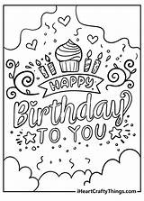 Happy Birthday Cards Coloring Pages  Home sketch template