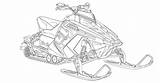 Snowmobile Free Coloring Page Pages sketch template