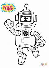 Yo Gabba Plex coloring Page  Free Printable Coloring Pages sketch template
