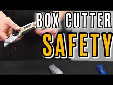 14 Simple Box Cutter Safety Tips - Hardware Store Lab