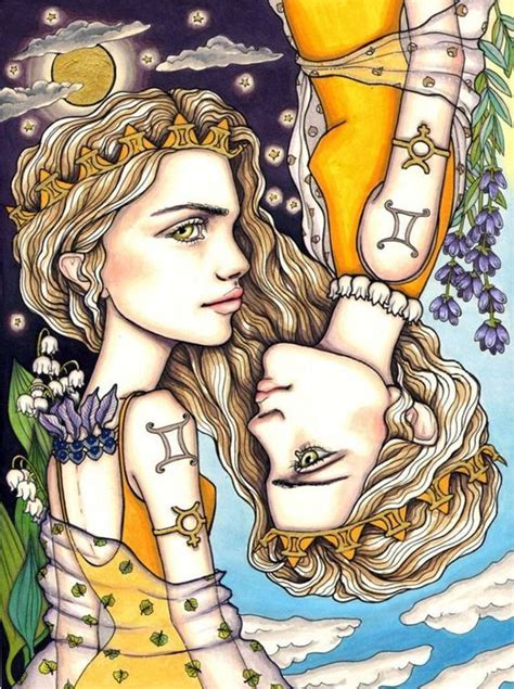 Gemini ~ the Twins | Gemini art, Zodiac art, Gemini zodiac