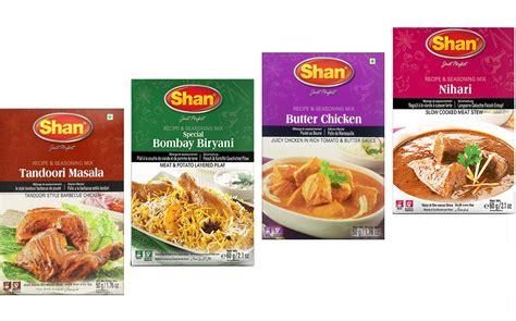 Amazon.com : Shan Foods Masala Chicken Value Pack (Tikka BBQ, Tandoori, Masala) Mix Spices- Meat ...