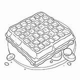 Free 🧇 Waffles Coloring Pages – Coloring Corner sketch template