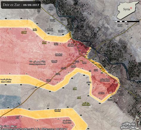 Latest Battle Update From Deir Ezzor : Map - Islamic World News