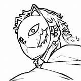 Sabito From The Manga Demon Slayer Coloring Page Printable sketch template