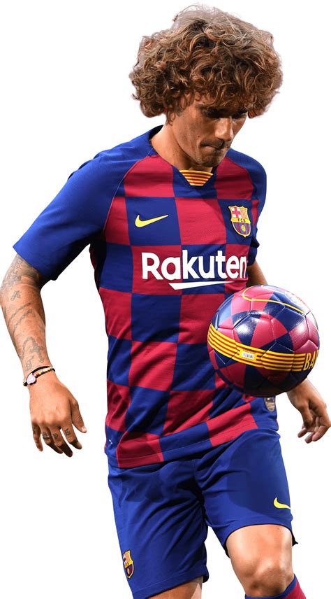 Antoine Griezmann Barcelona football render - FootyRenders