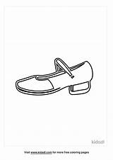 Tap Shoes Coloring Pages sketch template
