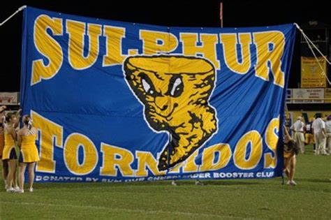 Sulphur High School Bust-Out Banner! #bustoutbanner #breakawaybanner #runthrubanner # ...