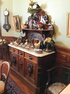 Antique dining room sideboard | Craigdarrogh Castle, Victori… | Flickr