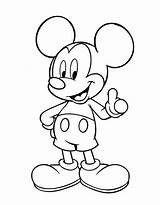 Dibujos Para Colorear Mickey Mouse Coloring Page sketch template