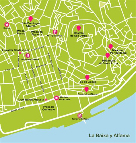 Mapa De Lisboa Alfama - Mapa De Portugal