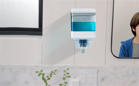 Amazon.com: Suli 20 oz Mouthwash Dispenser for Bathroom, Wall Mounted Plastic Mouth Wash ...