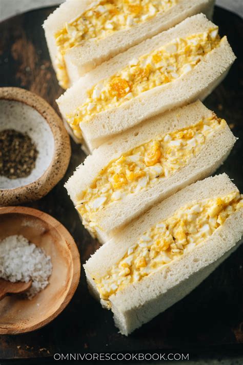 Japanese Egg Sandwich (Tamago Sando) - Omnivore's Cookbook