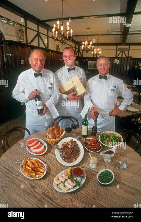 Waiters at Peter Luger in Brooklyn NY Stock Photo - Alamy