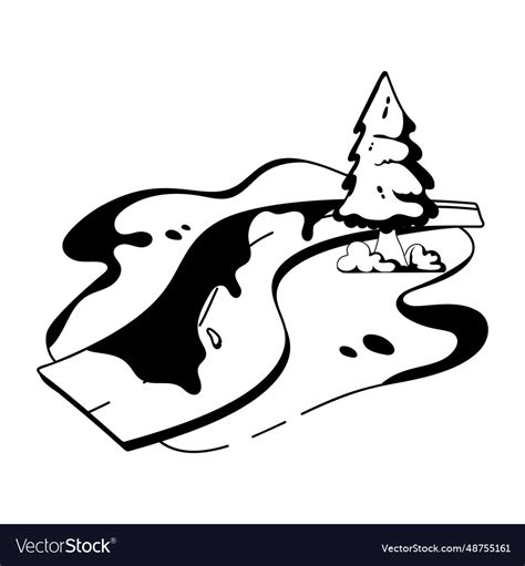 River flood Royalty Free Vector Image - VectorStock