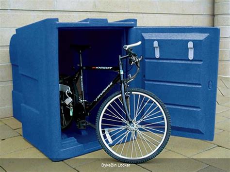 Exterior: Blue Bike Storage Shed Plastic Home Depot - Inspiring Picture Of Bike Outdoor Storage ...