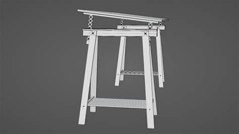 3D model Ikea Drawing Desk VR / AR / low-poly | CGTrader