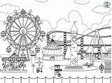 Coloring Page Amusement Park Pages 19  Vrogueco sketch template