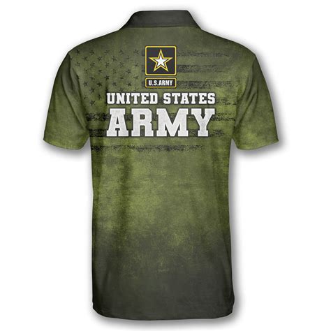 US Army Grunge Style Custom Veteran Shirts for Men - Primesty