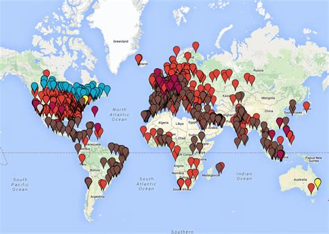 Bed Bugs World Map | Tourist Map Of English