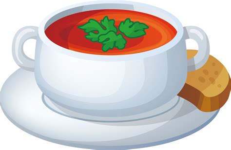 Download Borscht Soup Bowl Illustration - Cartoon Soup - HD Transparent PNG - NicePNG.com