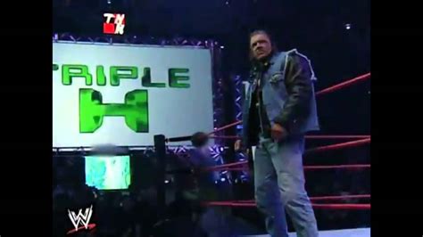 Triple H Greatest Return To RAW (2002) - YouTube