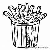 French Fries Coloring Pages  Free & Printable sketch template