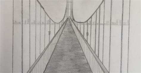 one point perspective bridge | My Paintings and drawings | Pinterest