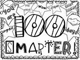 100th Day Coloring Page  FREEBIE By DrRichardson TPT sketch template