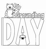 Pretty Groundhog Day Image Coloring Page  Free Printable Pages sketch template